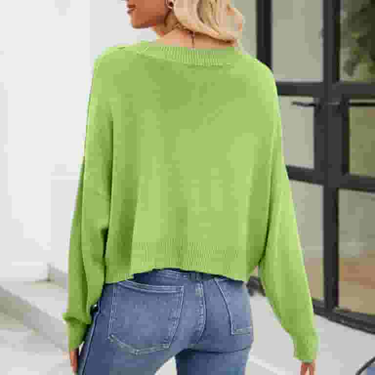 Wyongtao Women's Cardigan Sweater Solid Color Hollowed Out Wyongtao Women's Cardigan Sweater Solid Color Hollowed Out
