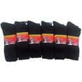 thumbnail image 2 of Yacht & Smith Merino Wool Socks for Hiking, Trail, Hunting, Winter, (6 Pairs Black, Mens 10-13), 2 of 3
