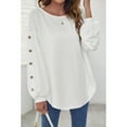 thumbnail image 2 of Camiseta de Manga Larga Nikou para Mujer Cuello Redondo, 2 of 8