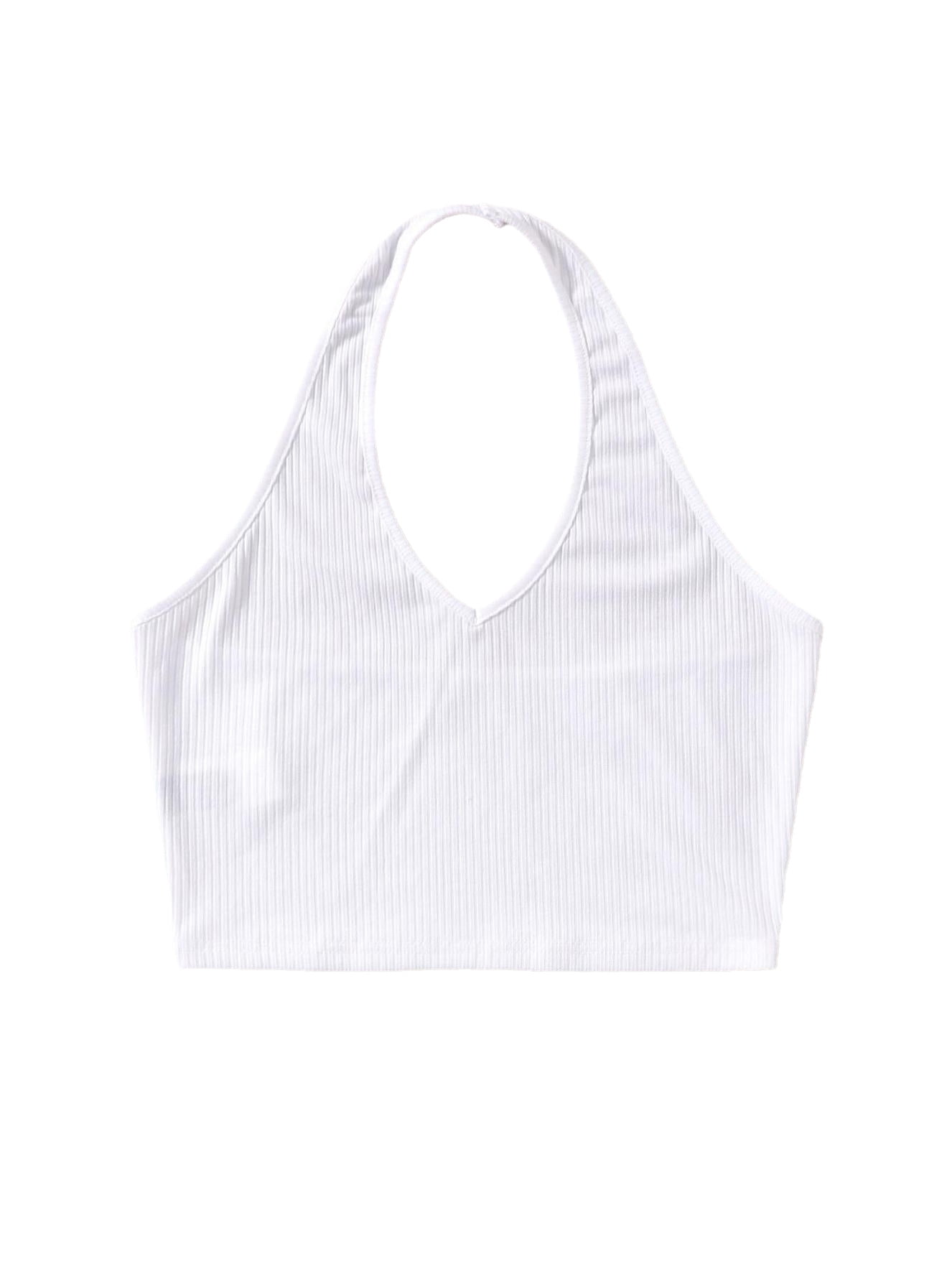 Magnetic Ribbed Knit Crop Top - Flat White – Quaddess Apparel