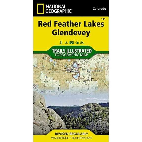 National Geographic Trails Illustrated Map: Red Feather Lakes, Glendevey Map (Other)