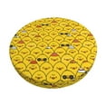 thumbnail image 3 of Picia Cute Funny Chicken pattern Round Stool Covers Comfy Seat Covers Stretch Removable WashableChair Slipcover Round Bar Chair Cushion Cover-14 inch, 3 of 7