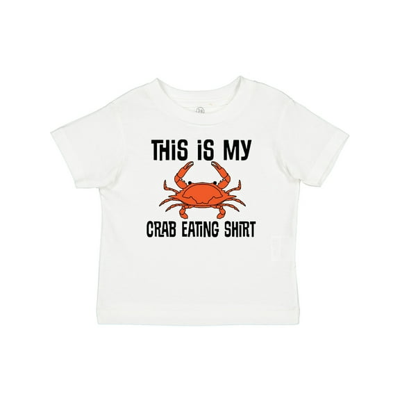 Inktastic This is My Crab Eating Shirt Boys or Girls Baby T-Shirt