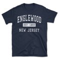 thumbnail image 1 of Englewood New Jersey Classic Established Men's Cotton T-Shirt, 1 of 1