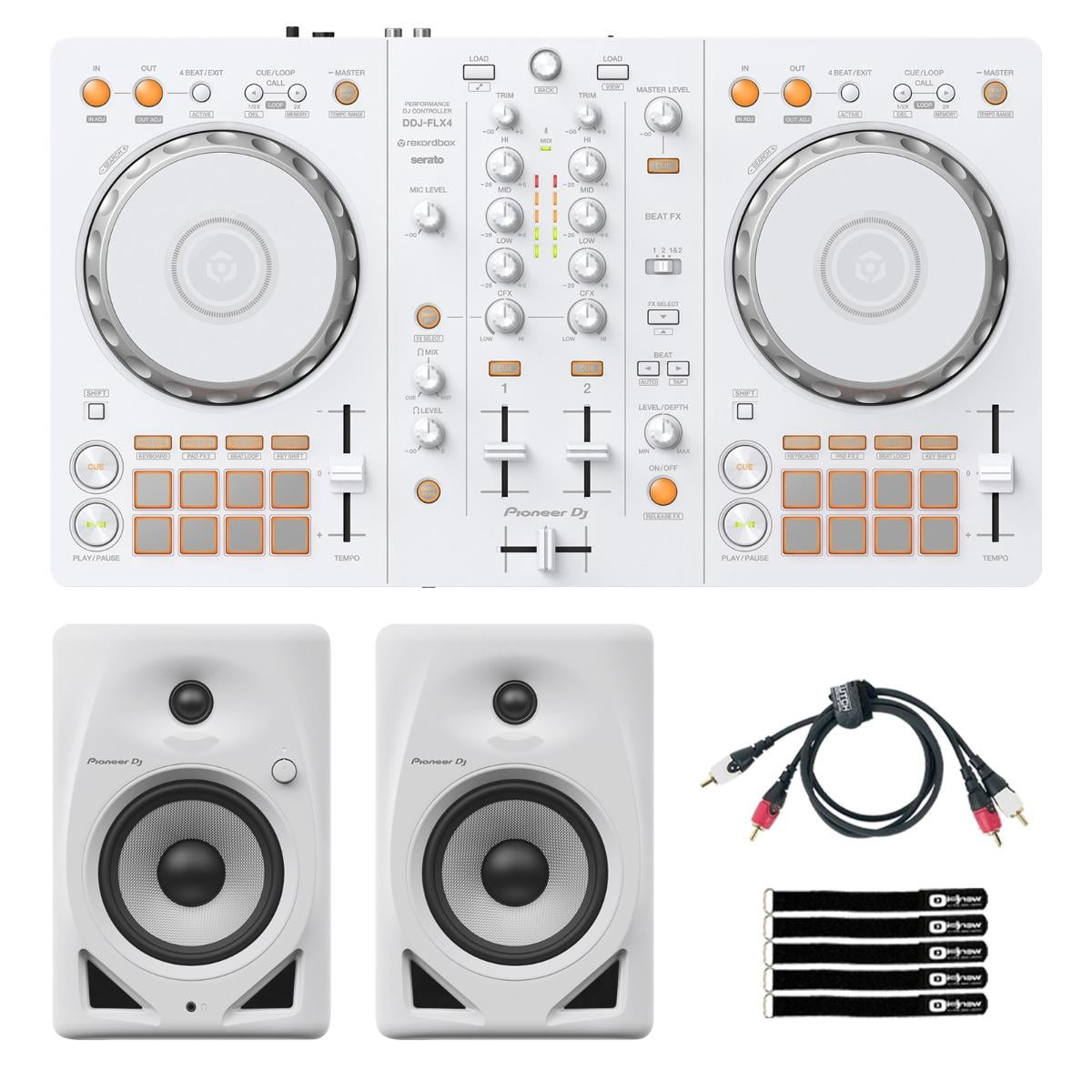 Pioneer DJ, DJ Controller, White, rekordbox and Serato compatible