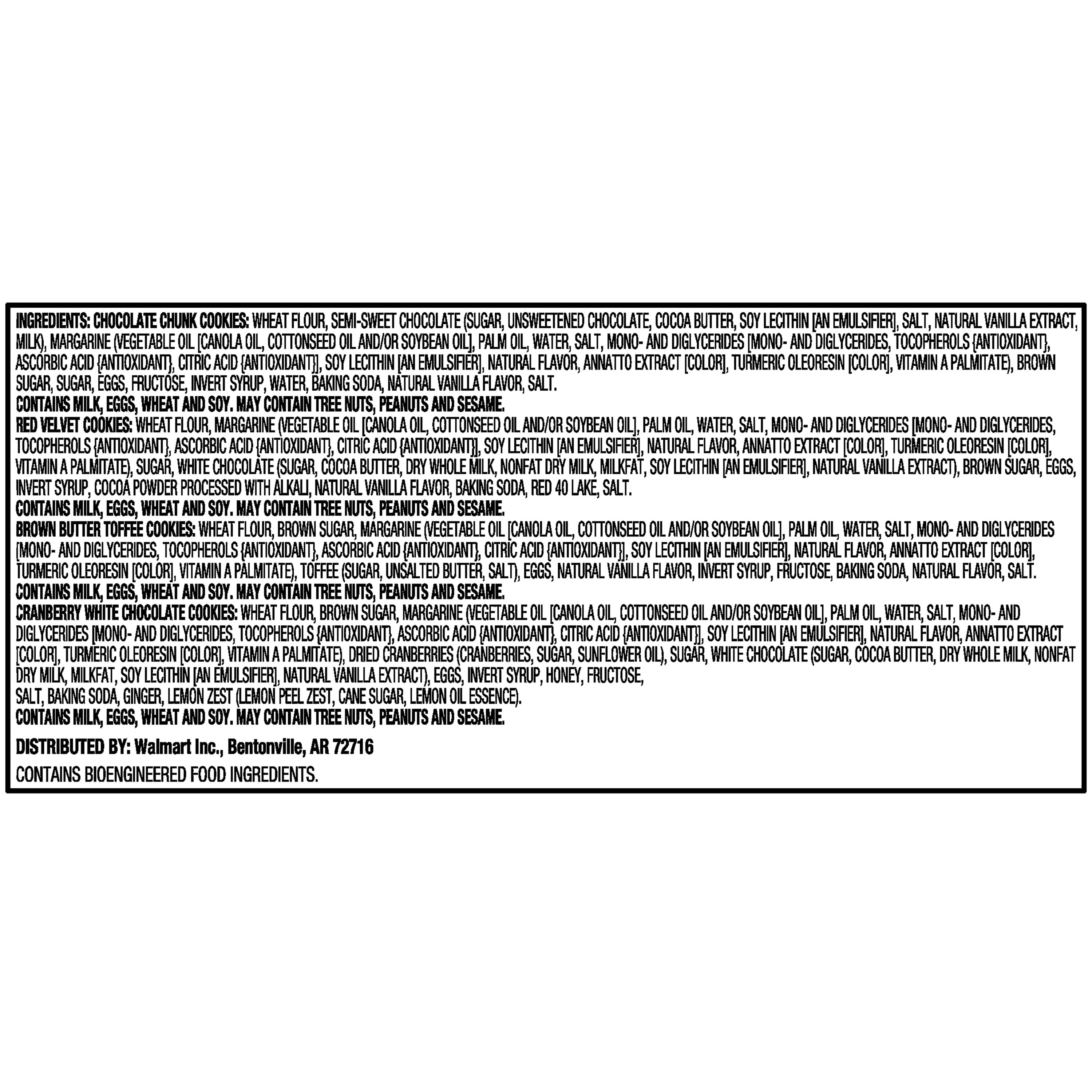 Marketside Holiday Baked Cookie Platter, 32 oz, 32 Count