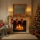 thumbnail image 5 of Flores artificiales navideñas, camelia, decoración del hogar, hojas de dinero., 5 of 6
