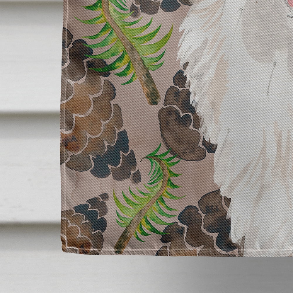 Corgi Pine Cones House Flag