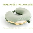 thumbnail image 4 of Cute Crocodile Kids Travel Neck Pillow - Memory Foam Neck Support Pillow for Children, Prevent Head Forward Slump, Essential for Airplane & Road Trips, 4 of 7