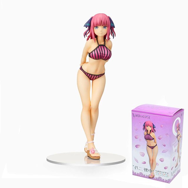 Figura de acción del Anime Quintessential Quintuplets, muñeco de juguete de 20cm, Nakano Ichika/Nakano Nino/Nakano Miku/Nakano Yotsuba Gong Bohan LED
