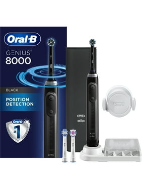 Oral-B Genius 8000 Rechargeable Electric Toothbrush, Black, 1 Ct