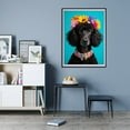 thumbnail image 7 of Diamond Art Kit for Adults, Dog Flower Crown Portrait Teal Background Diamond Painting for Adults Beginners, DIY Diamond Art Painting Kits, 5D Diamond Painting Crafts for Home Decor 12x16 Frameless, 7 of 7