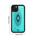 thumbnail image 6 of iPhone 15 Case - Lightweight Yellowing Resistant with Radiant Oval Design & Mountain Reflection, 6 of 6