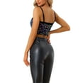 thumbnail image 3 of INSPIRE CHIC Women's Sequin Velvet Spaghetti Strap Club Party Crop Cami Top, 3 of 6
