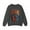 Dark Heather, variant on Glamour Queen Unisex Heavy Blendâ„¢ "Crewneck Sweatshirt Please Don't Talk" Logo, Irish Green