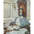 thumbnail image 2 of Edmund Dulac 20x24 Gold Ornate Framed and Double Matted Museum Art Print Titled - The Snow Queen Pl 4 (1911), 2 of 4