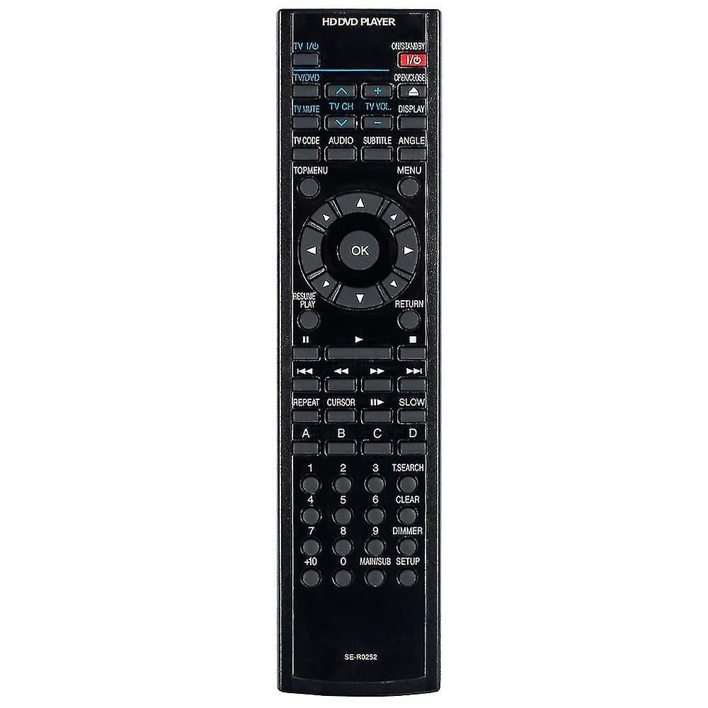 Remote Control For Toshiba Hd Dvd Player Controller Se-r0252 Hd-a2