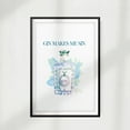 thumbnail image 2 of Designs ByLITA Gin Makes Me Sin 11 x 14 UNFRAMED Print Drinking Wall Art, 2 of 2