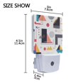 thumbnail image 4 of Yayeee LED Plug in Night Light for The Home with Auto Dusk to Dawn Light Sensors, 2 Pack, White Simple Shapes, 4 of 6