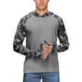 thumbnail image 3 of Trgacdwlo Camo Men UPF 50+ Sun Protection Breathable T Shirt Raglan Long Sleeve Men Rash Guard Outdoor Hiking Men Fishing Shirt, 3 of 5