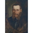thumbnail image 2 of Franz von Lenbach 11x14 Gold Ornate Wood Frame and Double Matted Museum Art Print Titled - Portrait Georg Plach, 2 of 4