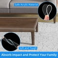 thumbnail image 3 of Clear Edge Protector Strip 1.18In X 9.84Ft Sharp Edge Wrap Cover Tape Self Adhesive Protective Bumper Corner Guards For Cabinet Door Desk Glass Table Bed Furniture Kitchen Countertop Waterproof, 3 of 5