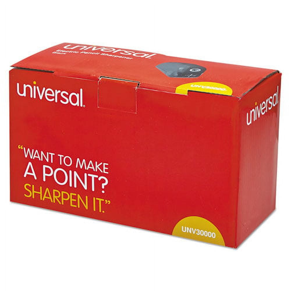 Electric Pencil Sharpener, Ac-Powered, 3.13 X 5.75 X 4, Black | Bundle of 2 Each