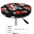 thumbnail image 4 of Naloa Fire and Rescue Truck Round Bar Stool Cushion Cover 12-14 inch, Fits Kitchen, Office, Restaurant Chairs - 12 inch, 4 of 7
