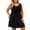 *Black, variant on VBVC Women's Plus Eyelet Embroidery Sleeveless Dress,Ladies V-Neck A-Line Empire Waist Mini Dress,Casual Loose Fit Summer Tank Dress For Women,Army Green,XL-5XL