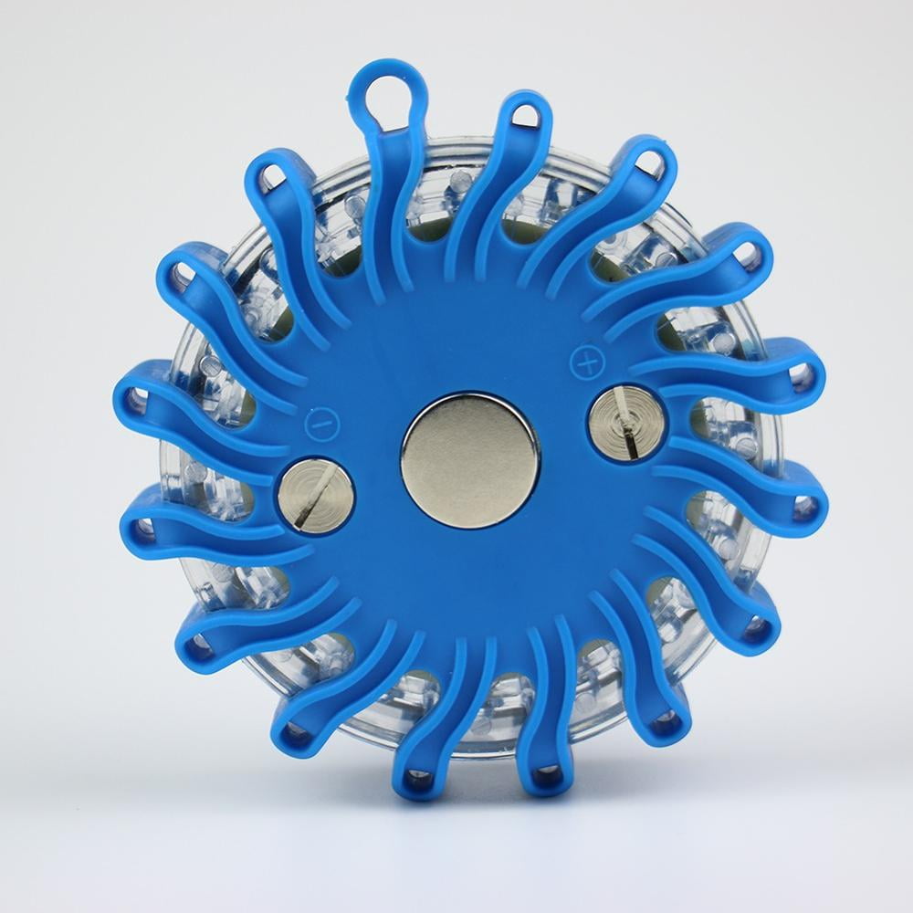 Rechargeable Car Safety Kits 16 LED Beacon Magnetic Emergency Strobe Flashing Warning LED (USB,Wall,)(yellow)