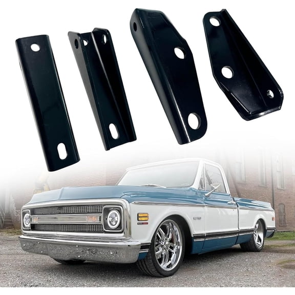 BST BSSP for 1963-1972 Chevy C10 C20 GMC Pickup Truck Rear Shock Relocation For Lowered Truck