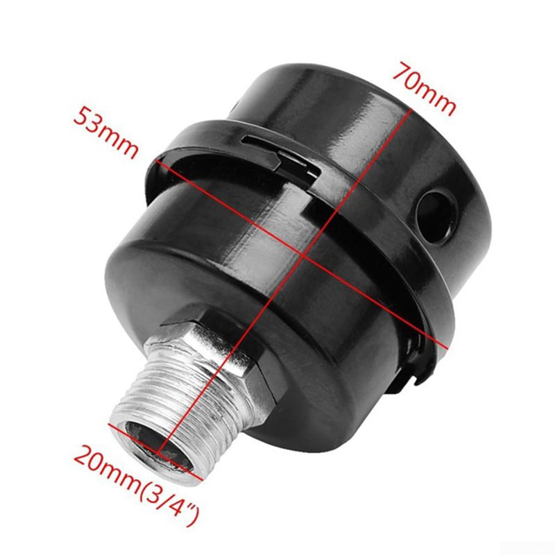 G3/8 16mm Male Threaded Filter Silencer Mufflers for Air Compressor Intake a DAW 
