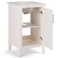 thumbnail image 4 of Winston 20 inch Contemporary Bath Vanity in Soft White with White Engineered Quartz Marble Top, 4 of 9