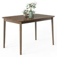 thumbnail image 1 of Costway Wood Dining Table 43.5"Modern Kitchen Table Rectangle W/ Solid Rubber Wood Legs, 1 of 10