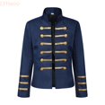 thumbnail image 2 of LYHaoo Boys Halloween Long Sleeve Jacket Stand Collar Dress Up Jacket Coat for Kids Party Performance Outfits(15-16 Years), 2 of 7