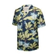 thumbnail image 1 of Monterey Club Men's Tropical Paradise Print Camp Casual Golf Polo Shirt #1531, 1 of 2