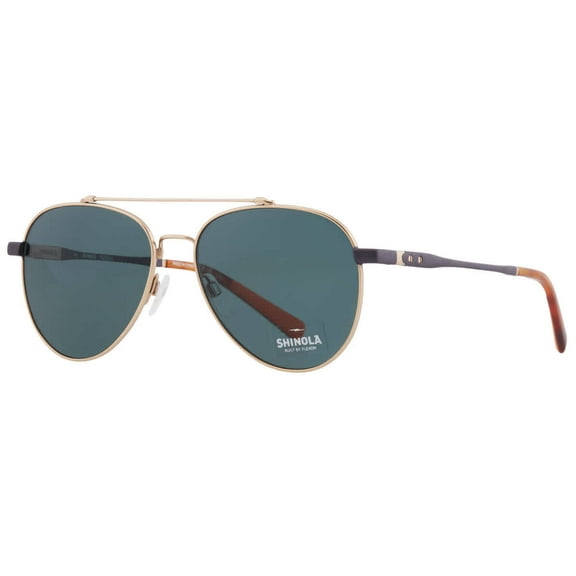 Shinola Green Pilot Unisex Sunglasses SH2101S 718 56