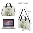 thumbnail image 3 of 16" Laptop Briefcase for Work Travel Laptop Shoulder Bag Carrying Handbag Laptop Case Dragonflies with White Daisies, 3 of 8