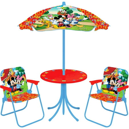 Disney - Mickey & Friends 4-Piece Patio Set - Walmart.com