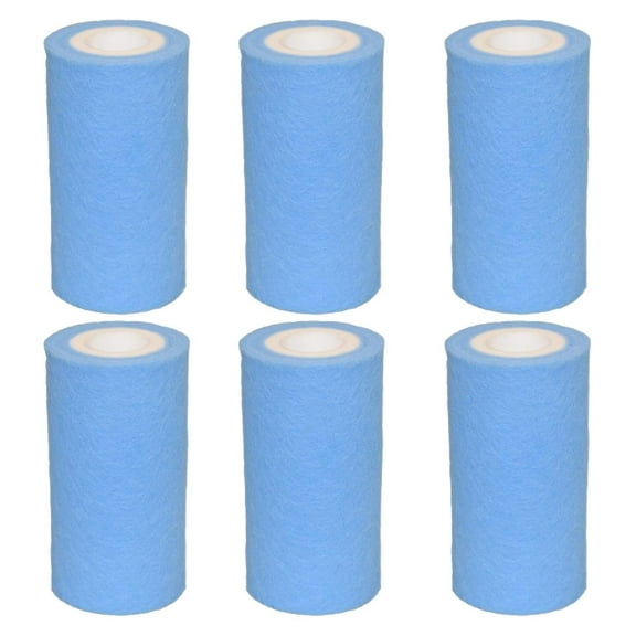 New Longer Lasting A or C Meltblown Pool Filter Replacement Compatible with 29000E/59900E Easy Set, Summer Escapes, Summer Inflatable Swimming Pool, A/C Pack of 6
