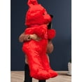 thumbnail image 3 of Jumbo Red Teddy Bear 46 Inches Big Plush Soft Stuffed Animal Weighs 10 Pounds Made in USA, 3 of 7