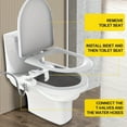 thumbnail image 7 of Ultra Slim Bidet Attachment for Toilet Self Cleaning Dual Nozzles Non Electric Bidet Attachment for Feminine Wash Adjustable Pressure Control Cold Clean Water Jet Spray Bidet Toilets, 7 of 7