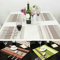 thumbnail image 7 of SPRING PARK 1Pc Placemats,Heat-Resistant Table Protector Washable Non-Slip PVC Woven Vinyl Placemat, Used in Kitchen, Dining Room, 7 of 7