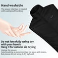 thumbnail image 5 of IROINNID Heated Vest for Men Women Three Heating Mode 9 Heating Areas Washable Cold Resist USB Charging Hunting Vest with Zipper Pocket,Black, 5 of 8