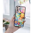thumbnail image 5 of WIRESTER Shockproof Soft Rubber Cover Case for Samsung Galaxy S21+ Plus 6.7" 2021, Colorful Sad Moon Happy Sun, 5 of 5
