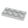 thumbnail image 3 of Funbrick] 50 Pcs Assiette 2x4 3020 Compatible avec Blocs de Construction de Marque Célèbre Jouets de Construction Classique Bricolage 50 Pcs Rouge, 3 of 5