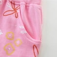 thumbnail image 6 of WOLLED Toddler Kids Girls Summer Prints Shorts Baby Pull on Jogger Shorts Pants Casual Elastic Drawstring Prints Cotton Shorts Pants for 2-8 Years Old, 6 of 10