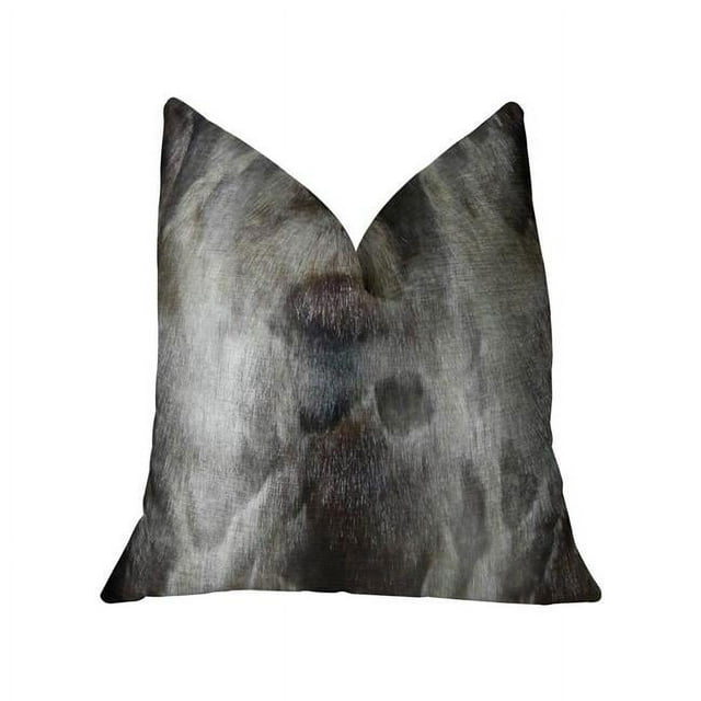 Plutus PBRAZ469-2026-DP Dusty Handmade Luxury Double Sided Pillow, Ash Gray & Charcoal - Standard