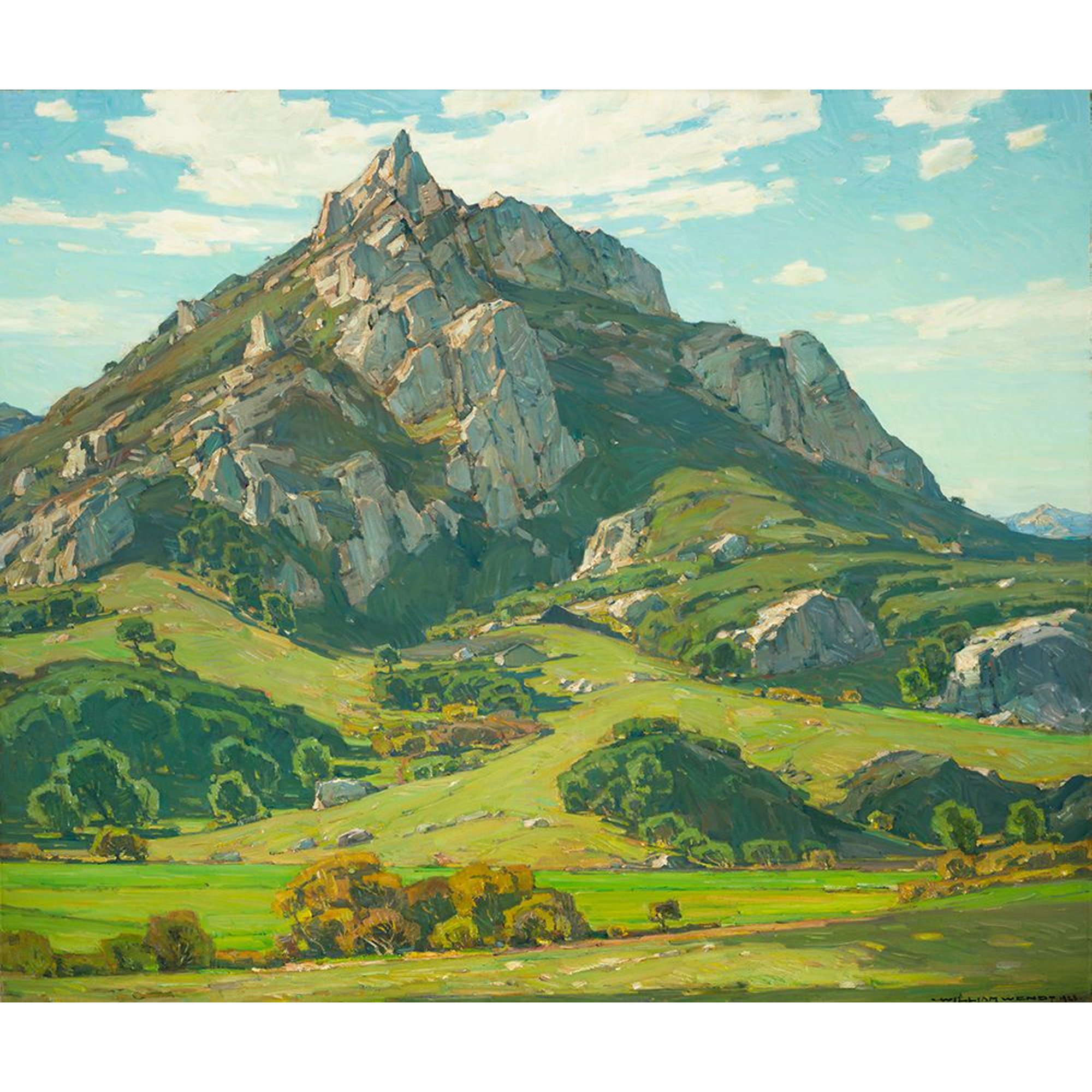 Where Natures God Hath Wrought - William Wendt Poster Print - Collection Masters (24 x 18)