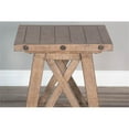 thumbnail image 4 of Home Square 24" Farmhouse Wood End Table in Light Brown - Set of 2, 4 of 7